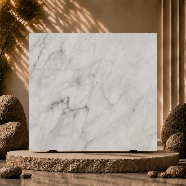 Sunny White Marble
